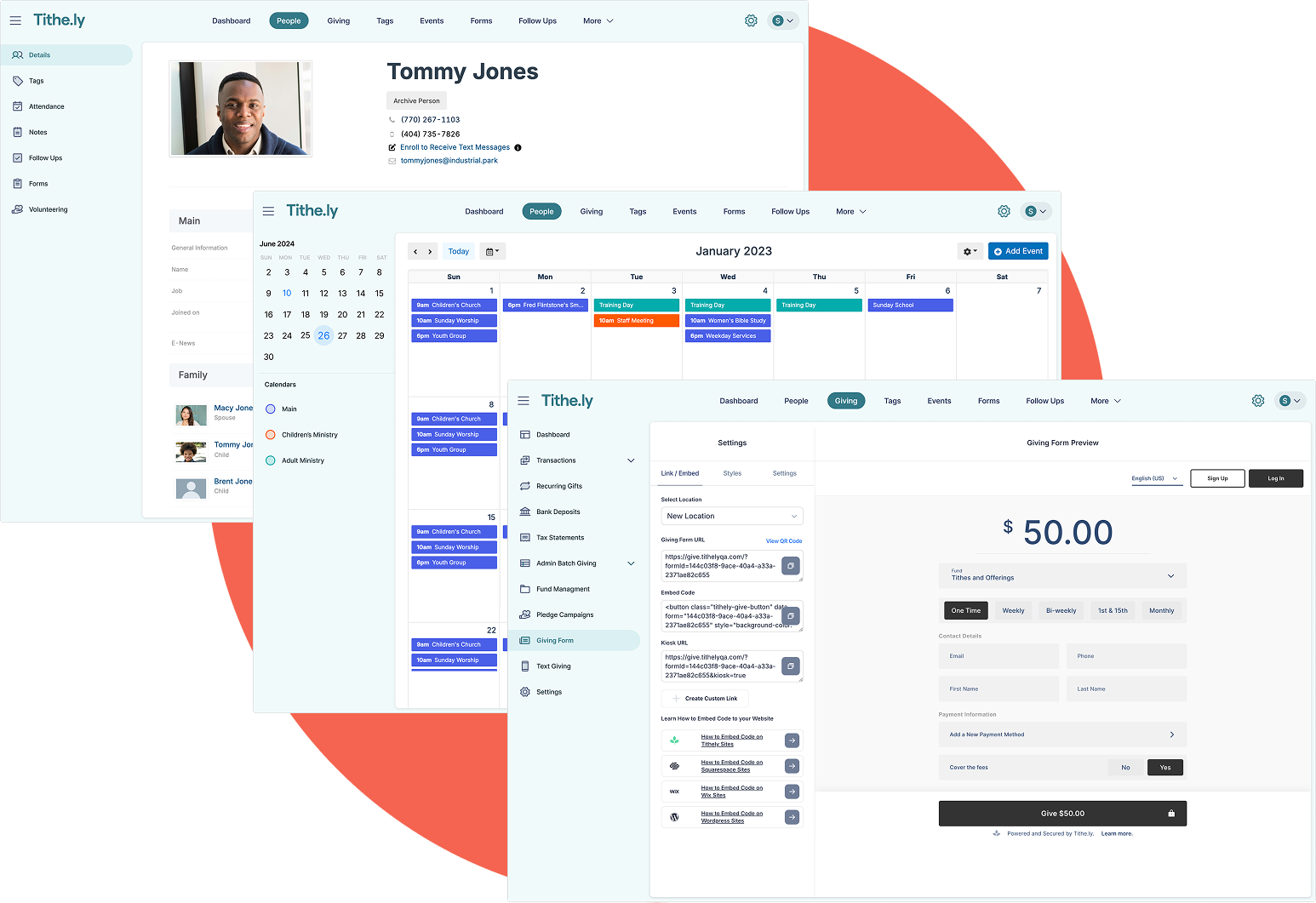 Breeze ChMS screenshot