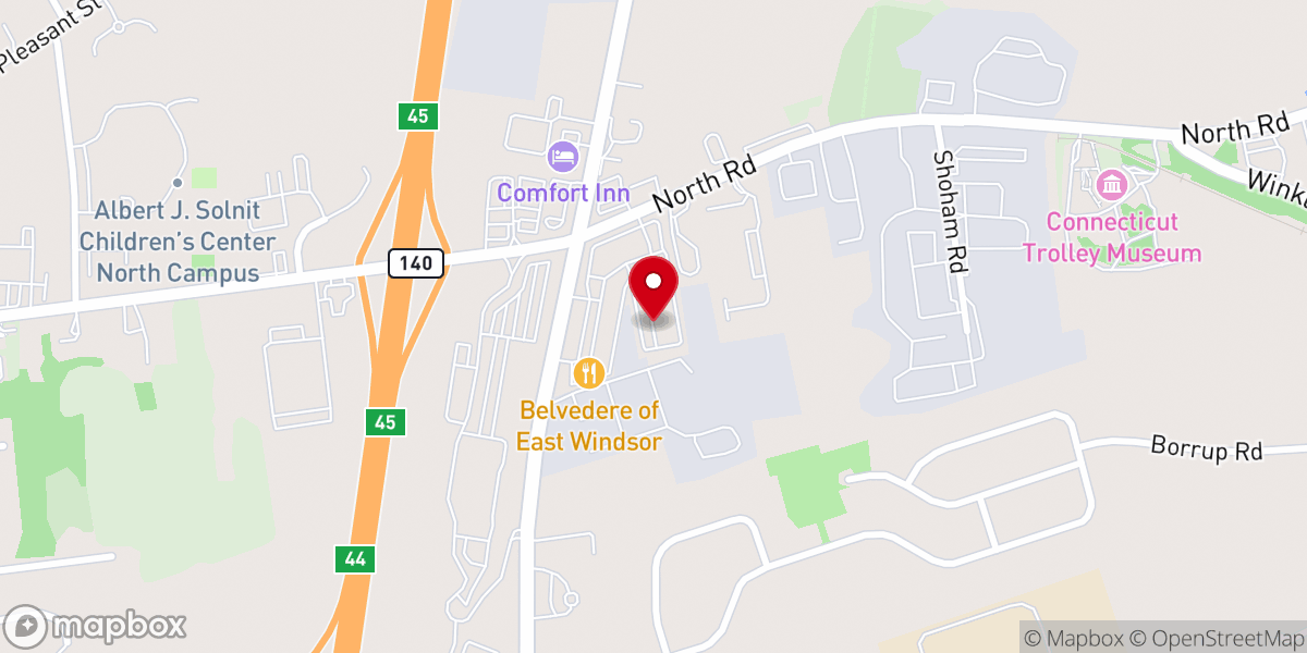 Map showing location of River Valley Fellowship Church