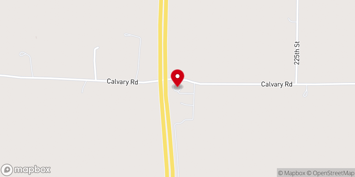 Map showing location of Cherry Grove Baptist Church