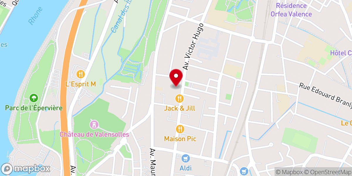 Map showing location of Cure Sainte-Catherine