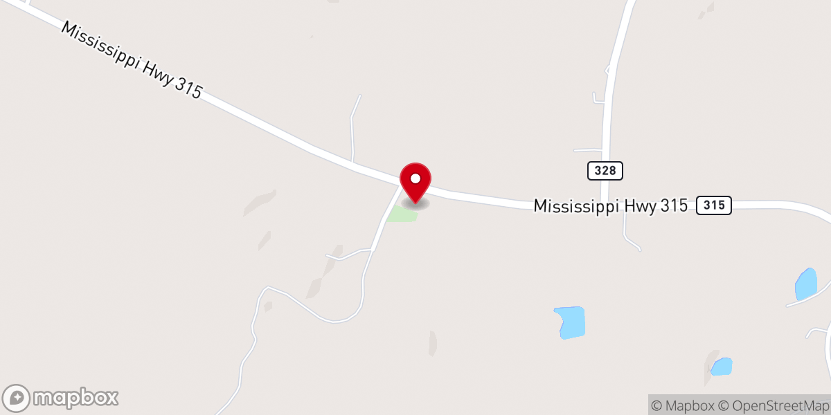 Map showing location of Pleasant Green Baptist Church
