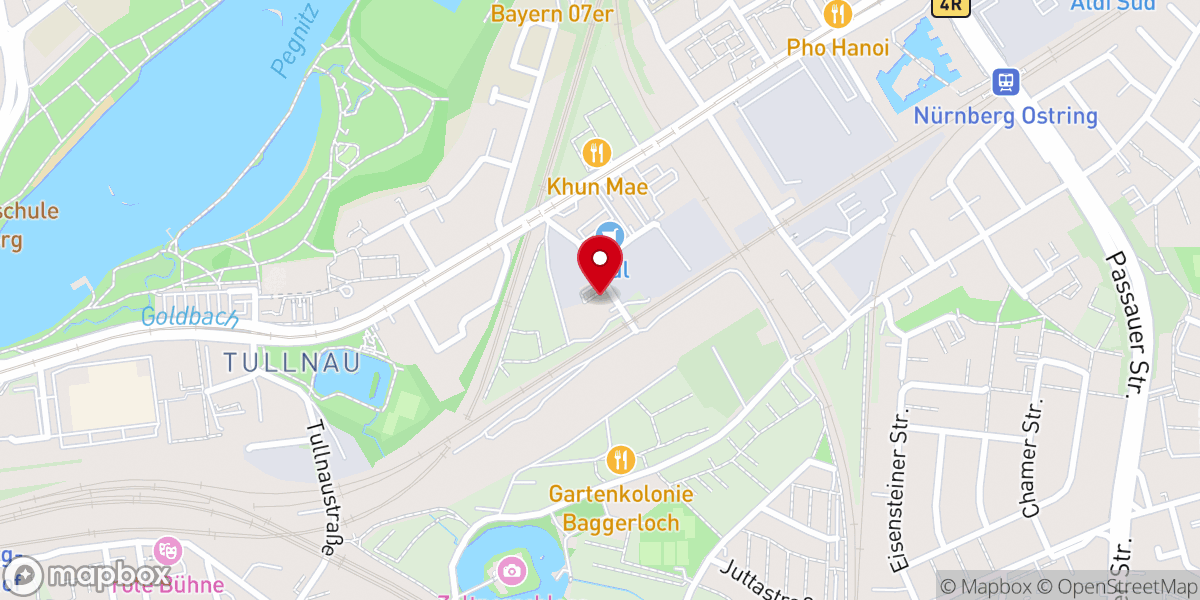 Map showing location of JesusCentrum