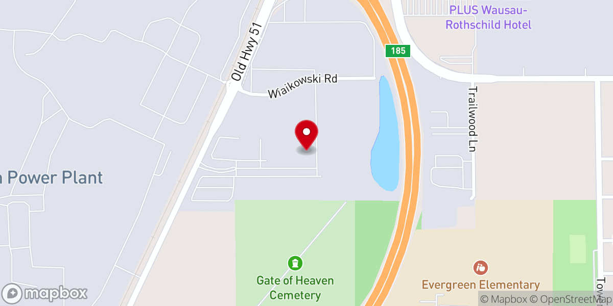 Map showing location of The Village Church