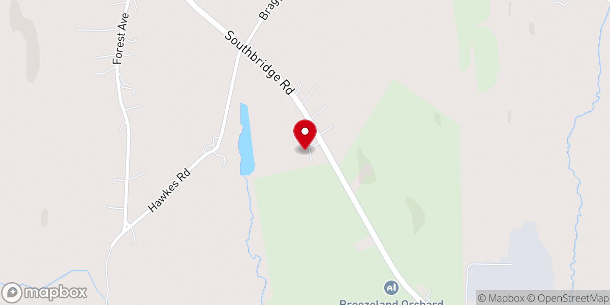 Map showing location of Warren Seventh-day Adventist Church