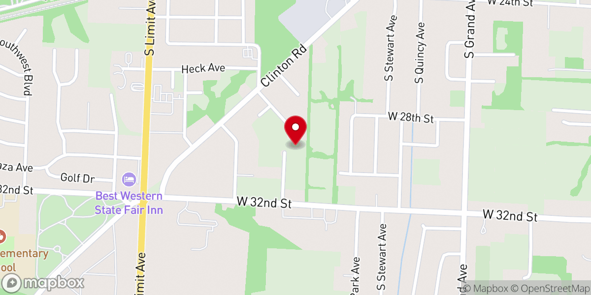 Map showing location of Faith Fellowship