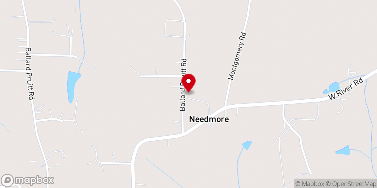 Map showing location of Manassas Church