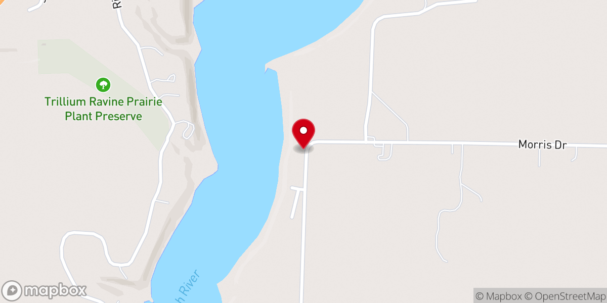 Map showing location of The Chapel @ The Morris Estate
