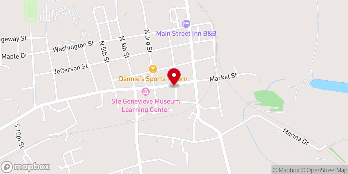 Map showing location of Holy Cross Lutheran Church