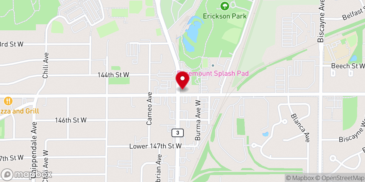 Map showing location of Church of Trance Inc