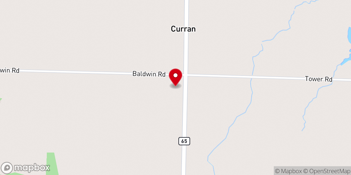 Map showing location of Sunnyside United Methodist Church