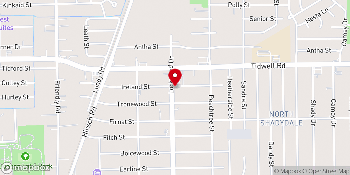 Map showing location of Iglesia Libertad Pentecostal