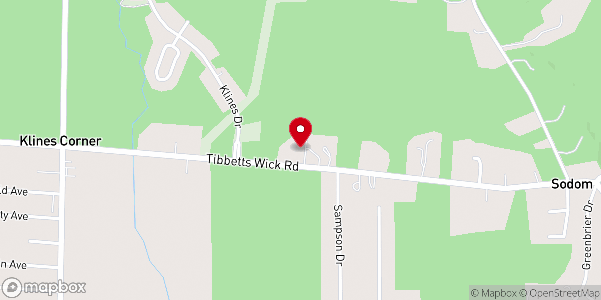 Map showing location of New Life Christian Fellowship