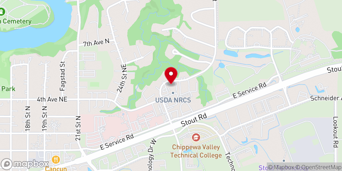 Map showing location of River of Life Assembly of God
