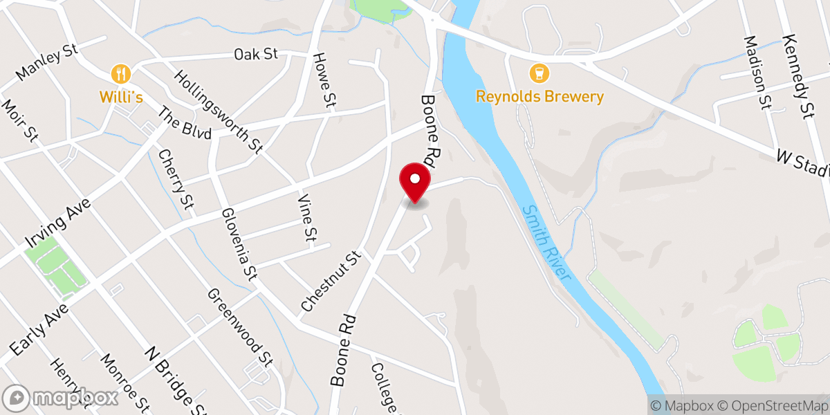 Map showing location of St Joseph of the Hills Catholic Church