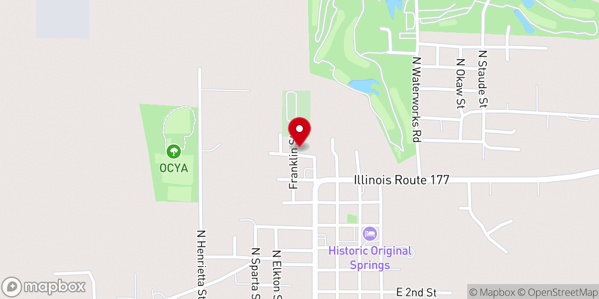 Map showing location of Saint Peter United Church