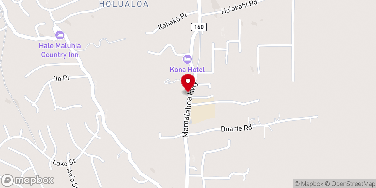 Map showing location of Antioch Church Hawaii