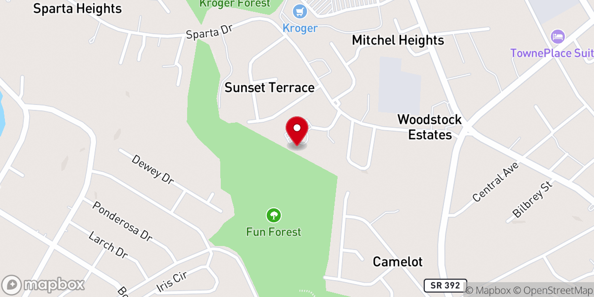 Map showing location of St Alphonsus Catholic Church
