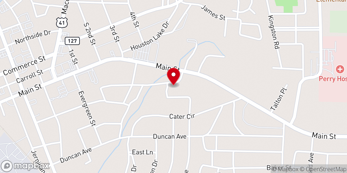 Map showing location of Forest Hill Park
