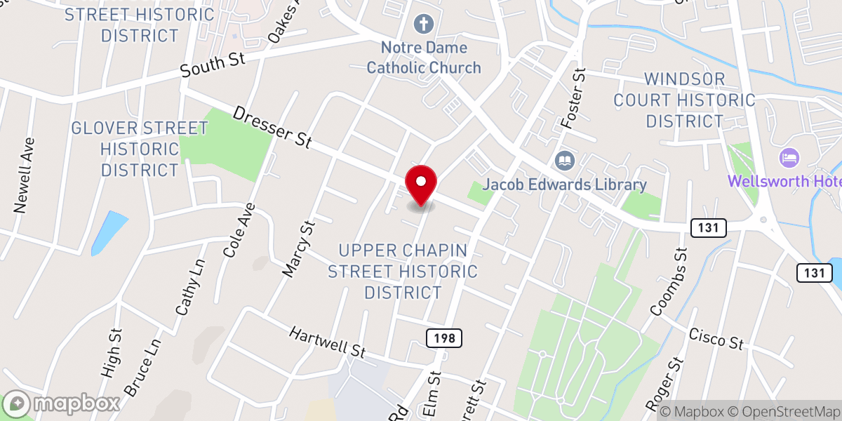 Map showing location of Iglesia Pentecostal Alpha Iota Omega