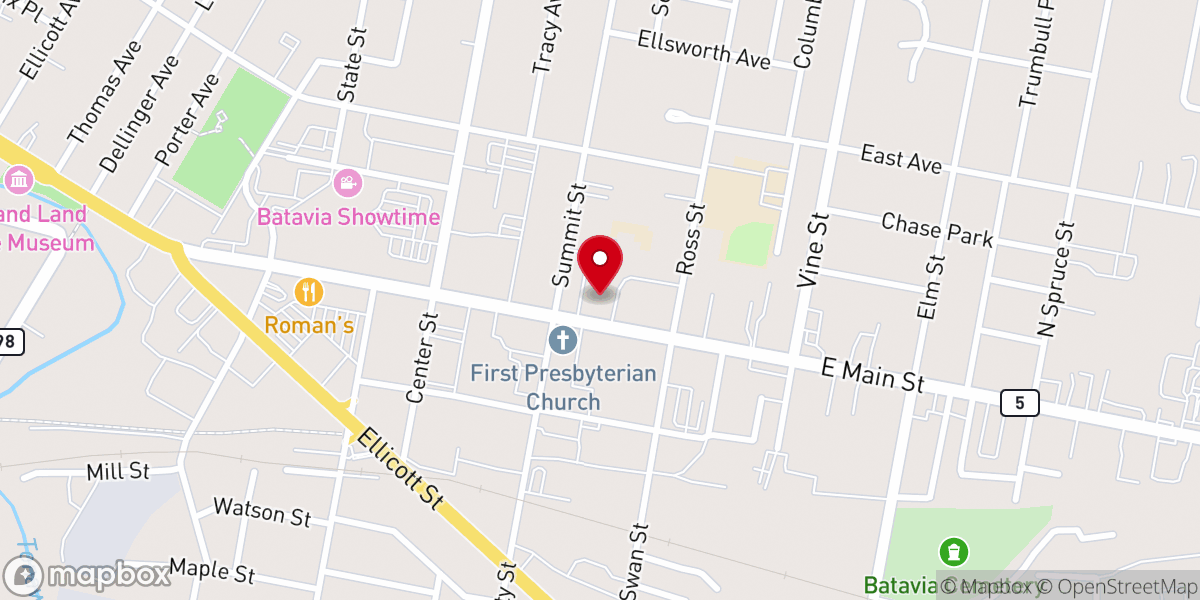 Map showing location of Resurrection Roman Catholic Church - St Joseph Worship Site