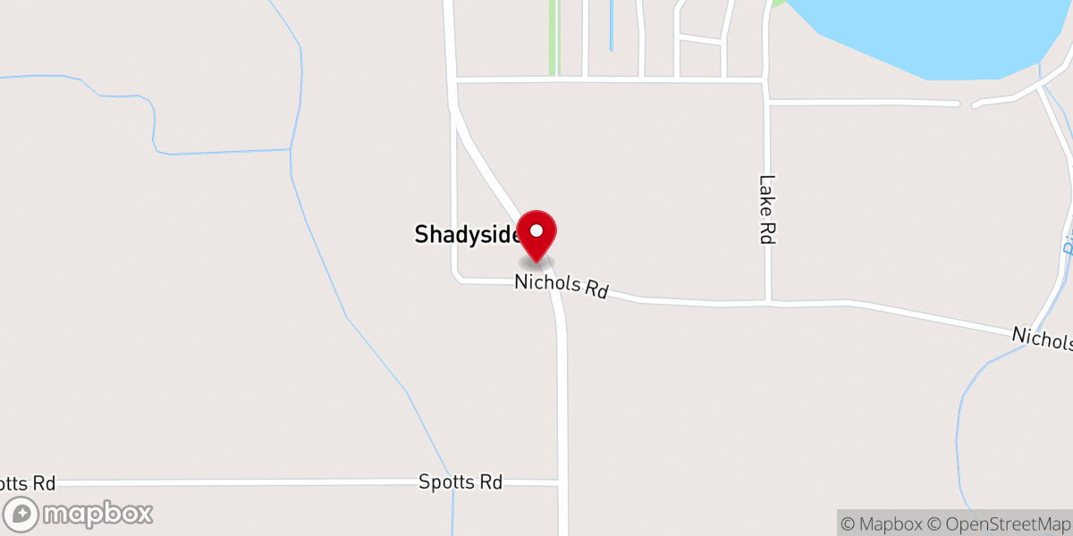 Map showing location of Bird Lake Wesleyan Missionary Church
