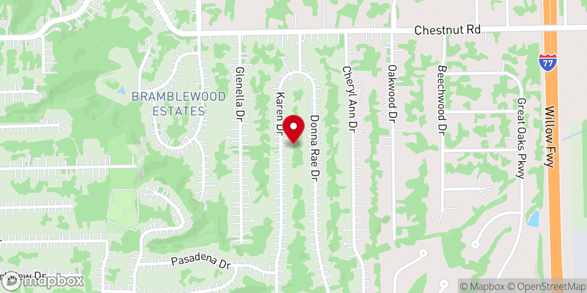 Map showing location of In His Steps Foundation Support Organization Inc