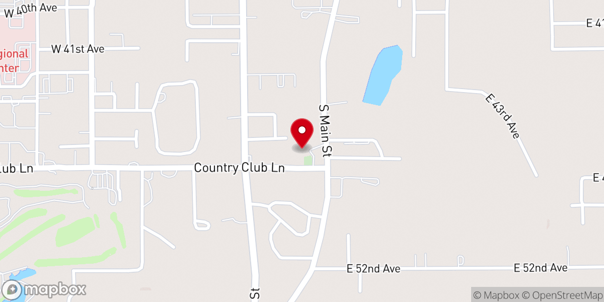 Map showing location of Saint Bethel Baptist Church