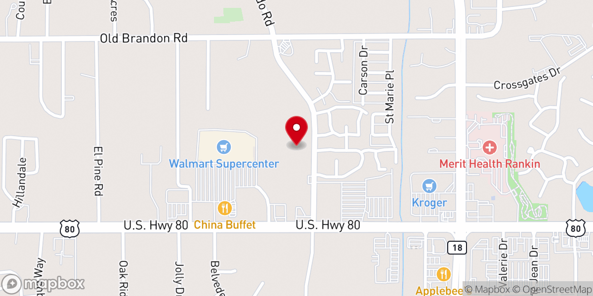 Map showing location of Journey Church