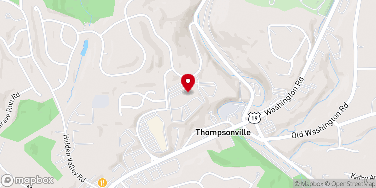 Map showing location of The Bible Chapel