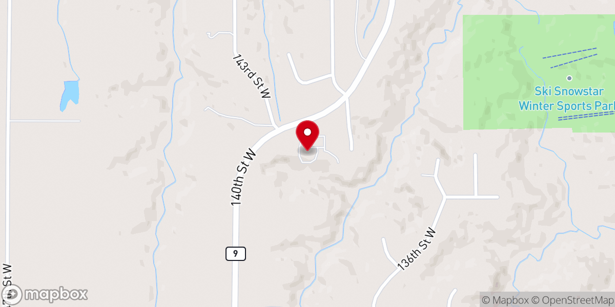 Map showing location of Saint Patrick Catholic Church