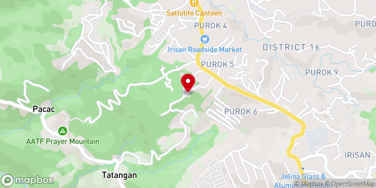 Map showing location of Open Door Baptist Church Irisan