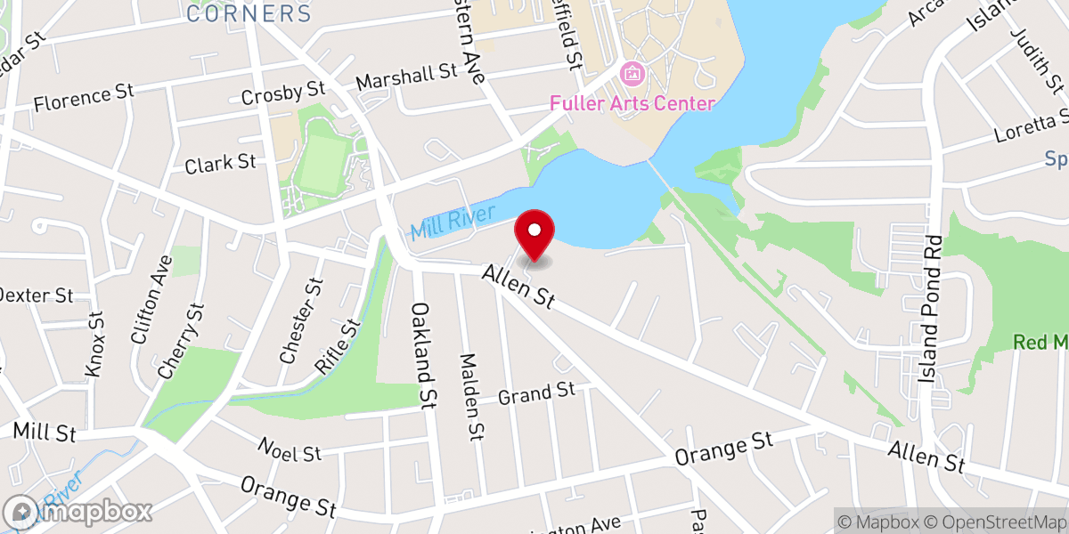 Map showing location of Segundo Templo Pentecostal