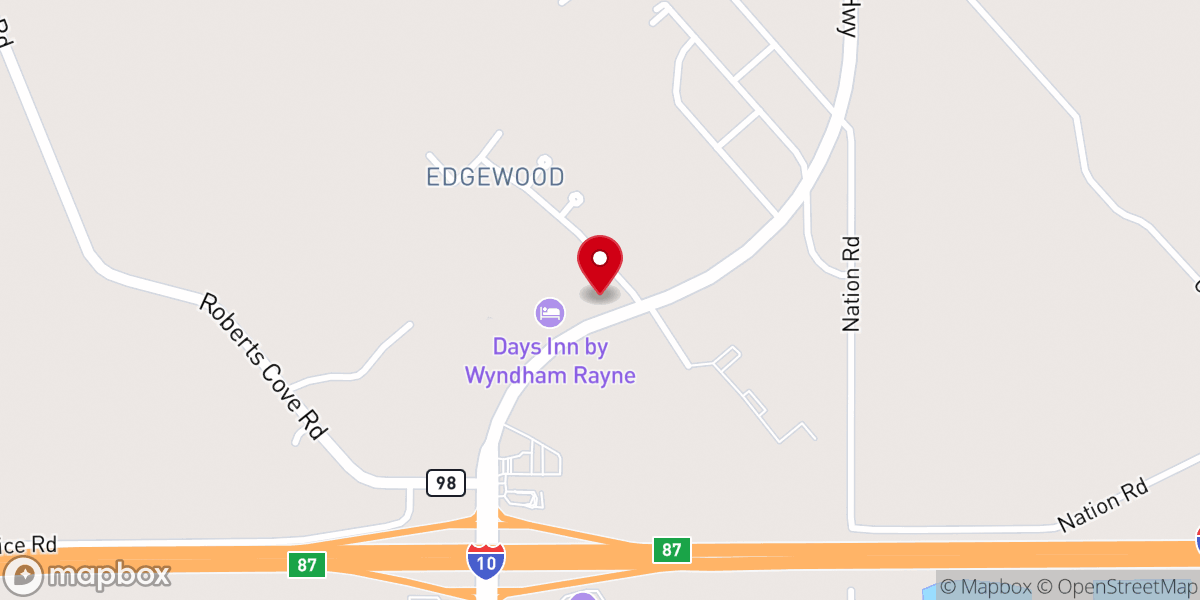 Map showing location of Dr. Patrick Briese, DDS