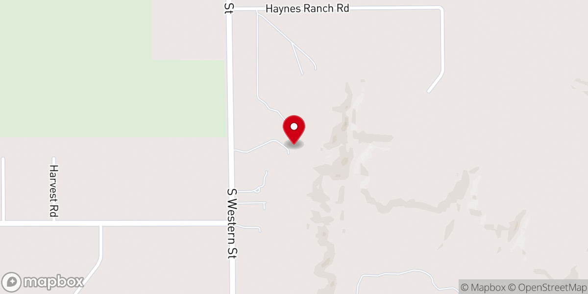 Map showing location of The Retreat at Canyon Ridge