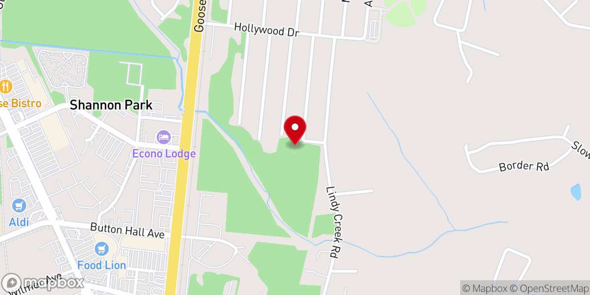 Map showing location of Alex Capers Ministries