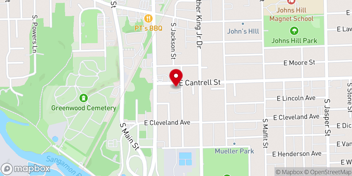 Map showing location of Community Temple Church of God in Christ
