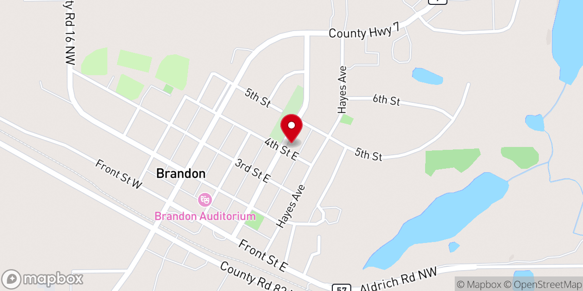 Map showing location of Saint Ann's Catholic Church