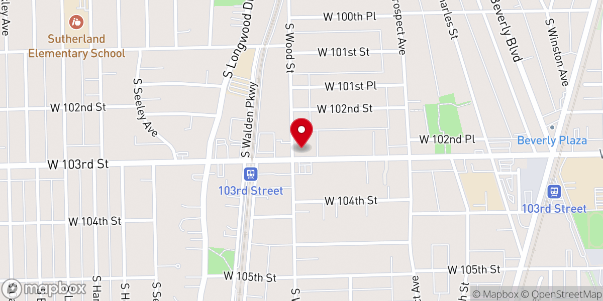 Map showing location of Oasis of Hope Inc
