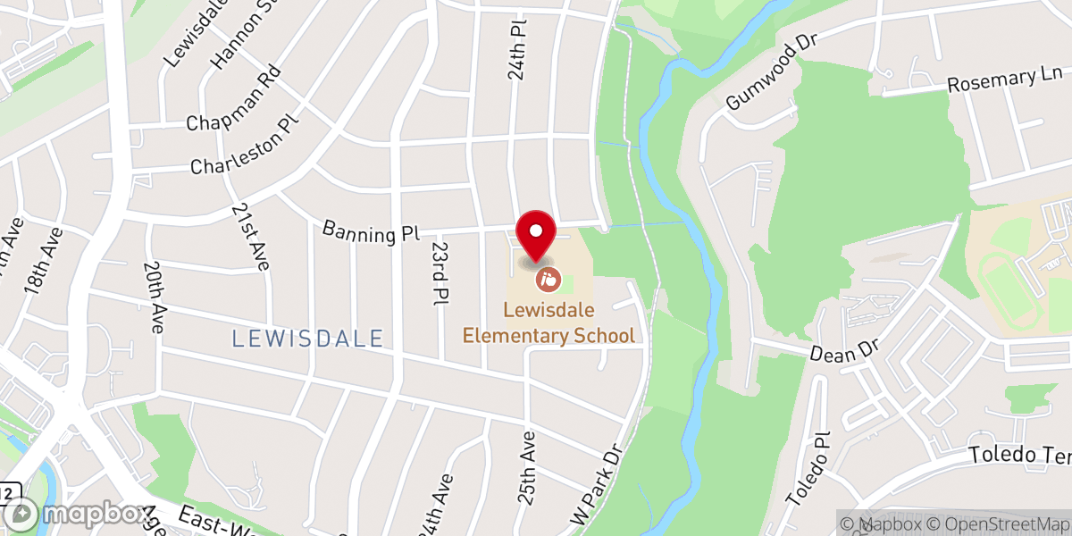 Map showing location of Evangelical Church