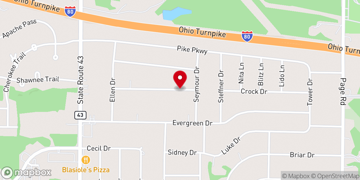 Map showing location of The Chapel at Tinkers Creek