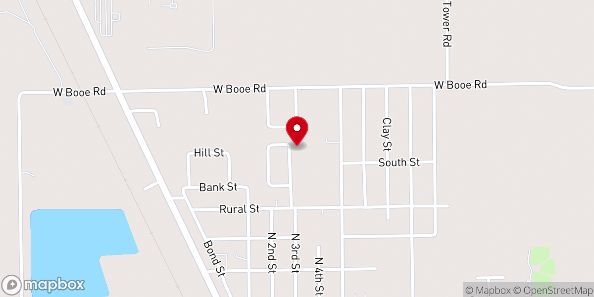 Map showing location of Northside Pentecostal Church-God