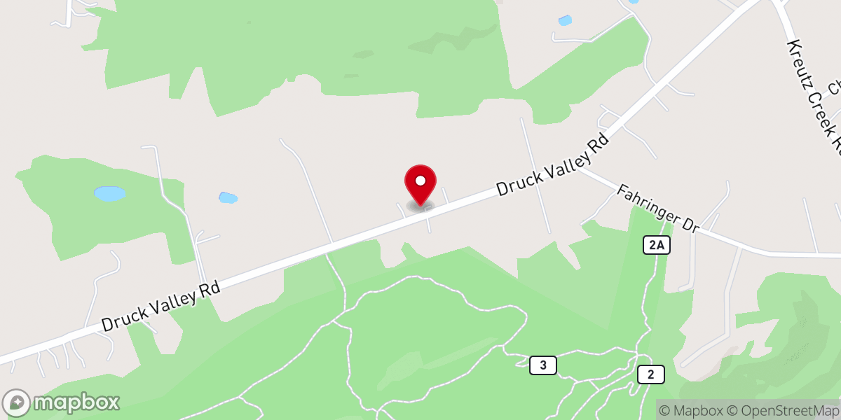 Map showing location of Druck Valley Church