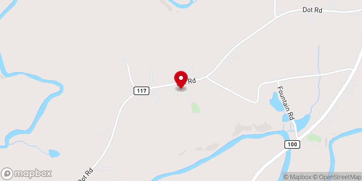 Map showing location of Midway Community Church