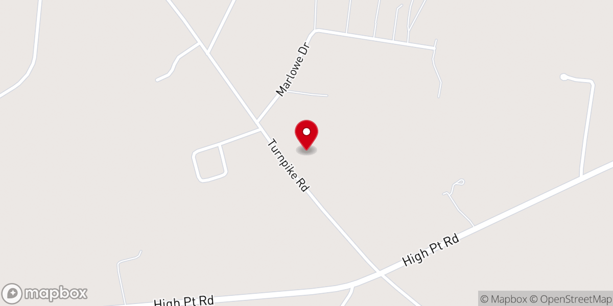 Map showing location of Little Branch Church
