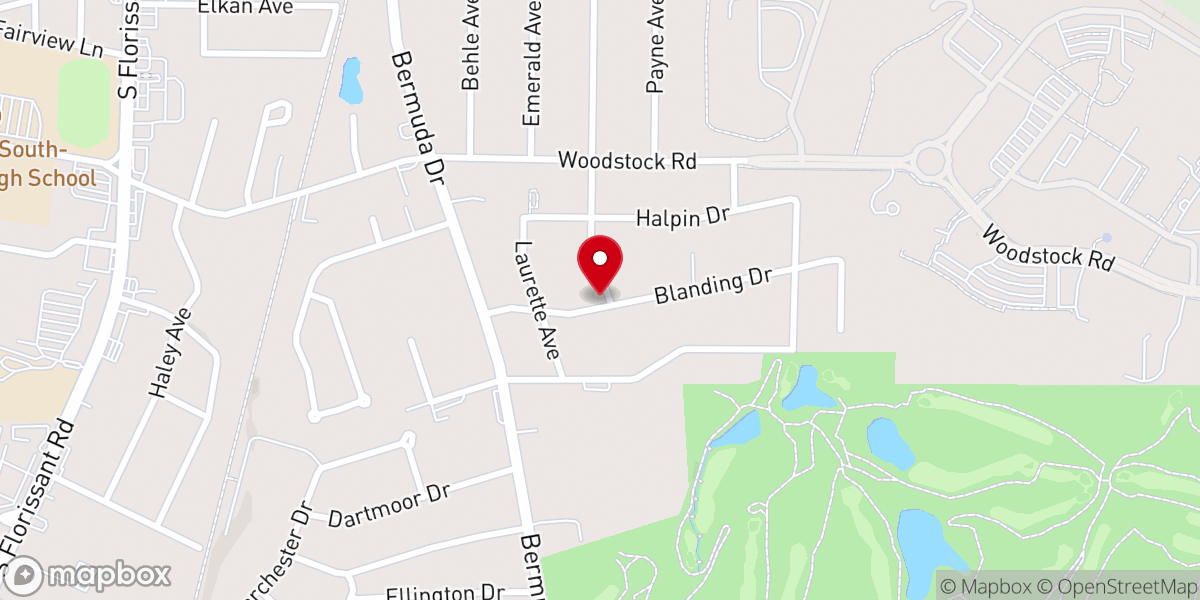 Map showing location of Christ Love Divine Missionary Baptist Church
