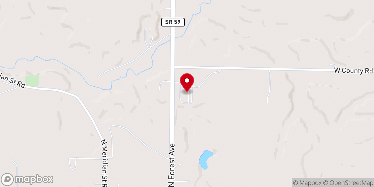 Map showing location of Christ Community Church