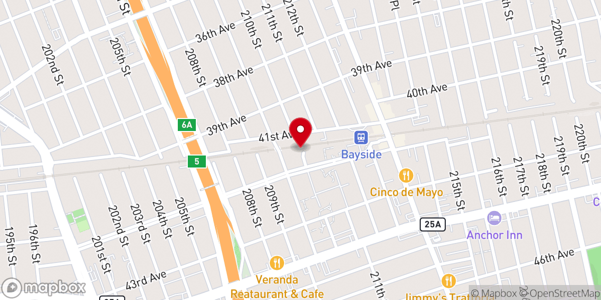Map showing location of Grace of Christ Presbyterian Church