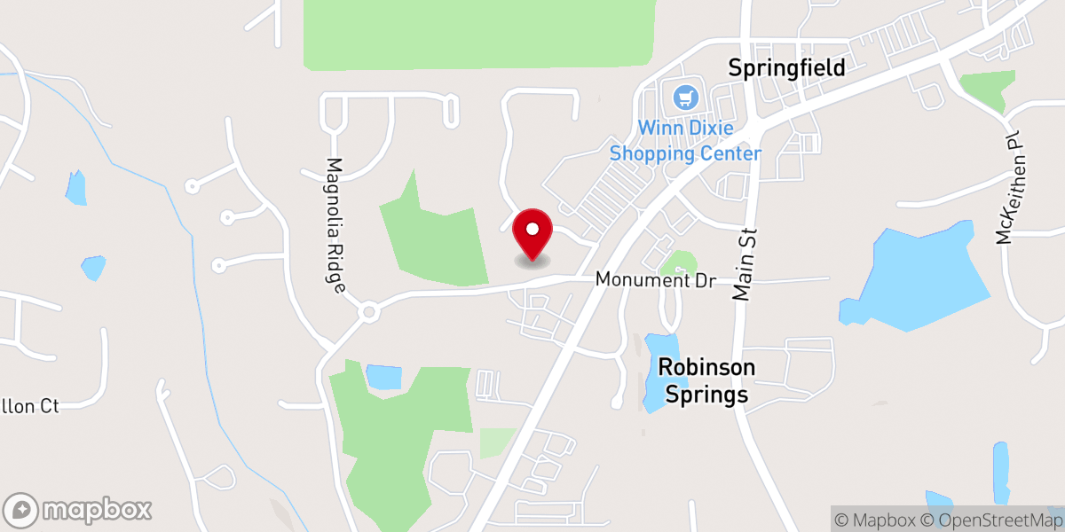Map showing location of Grace Community Church