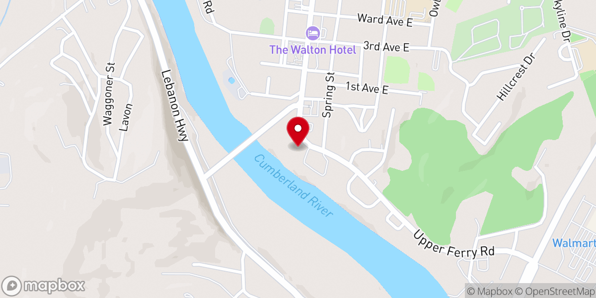 Map showing location of St. Peter the Apostle Catholic Church