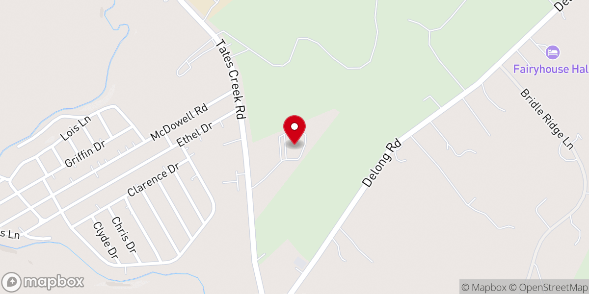 Map showing location of Family Worship Center Church